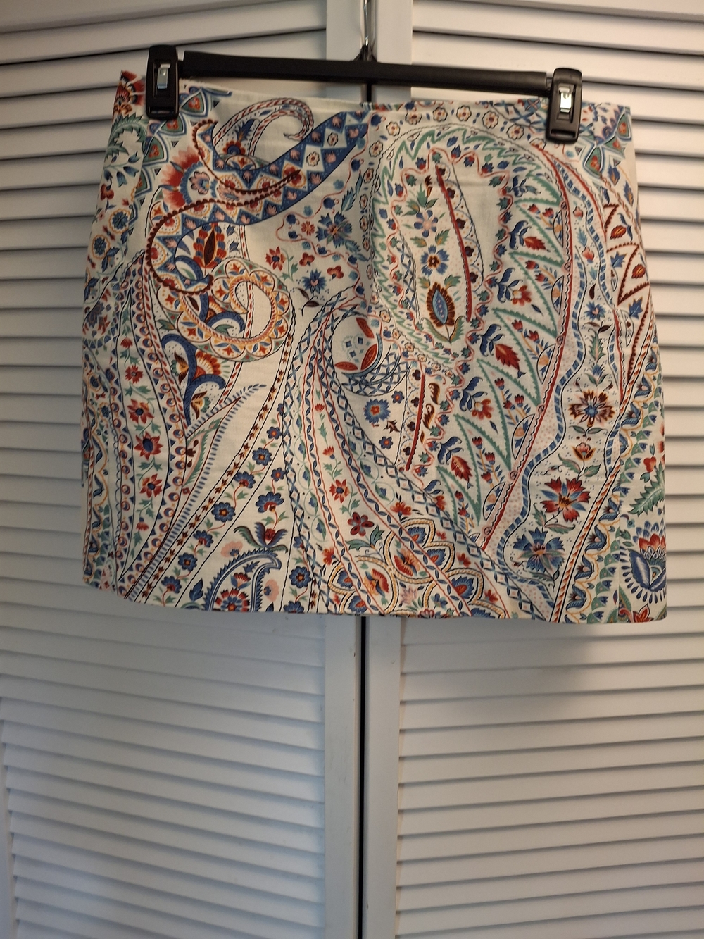 Sezane Malia Mini Skirt In Plumeria Print Sz 12